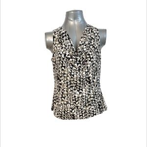 Calvin Klein Large Cowl Neck Print top